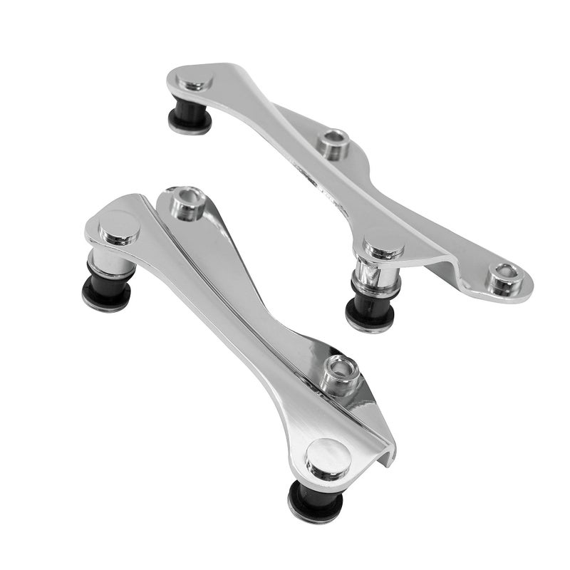 Harvards Chrome 4 Point Docking Hardware Kit for Harley Touring Street Glide Electra Glide Road Glide 2014-2023 (Chrome) - Image 3